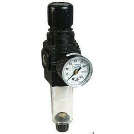DIXON Norgren by  Excelon Modular Relieving Sub-Compact Filter/Regulator with GC620 Gauge and Manual Drain B72G-2MG